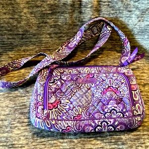 Vera Bradley- Hipster crossbody- Lilac Tapestry